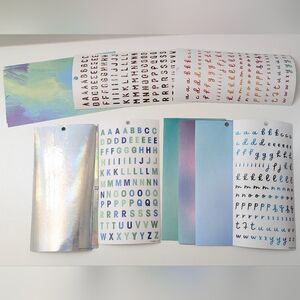 23 SHEETS The Happy Planner Alphabet Stickers